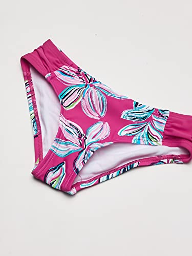 Kanu Surf Girls Charlotte Flounce Tankini Beach Sport 2-Piece Two Piece Swimsuit, Charlotte Pink Floral, 14 Us #TOP3