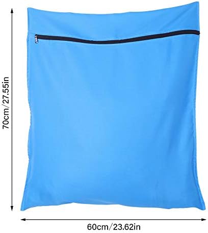 Miuse Pet Laundry Bag for Washing Machine Petwear Wash Bag- Keep Your Washing Machine Free from Hair - Ideal for Dogs, Cats, Horses's Towels, Blankets, Toys, Harness & More(Blue)