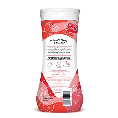 Summer's Eve Golden Glamour Daily Refreshing All Over Feminine Body Wash, Removes Odor, Ph Balanced, 15 Fl Oz #TOP6