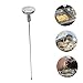 COLLBATH Digital Kitchen Thermometer with Long Probe Accurate Temperature Sensor for Cooking Frying and Baking Stainless Steel Design for All Food and Liquid Measurements