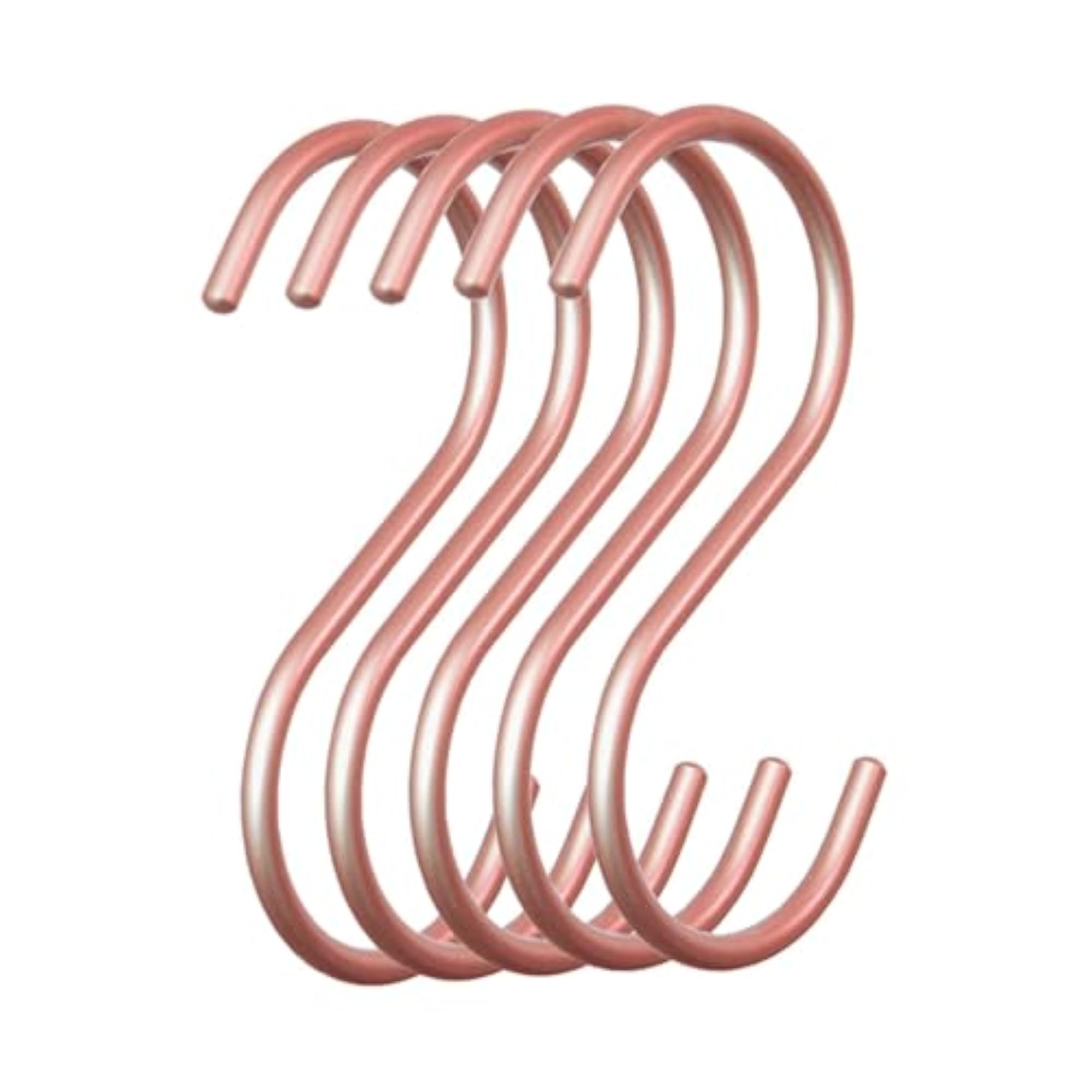 5pcs Multifunctional S Hanging Hooks for Bathroom & Kitchen