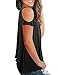 Beluring Womens V Neck Tops Summer Cold Shoulder Asymmetrical Short Sleeve Tunic Shirt (XL, Black)