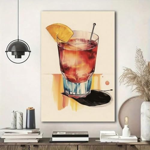 Peinture sur verre à cocktail XINBAO : toile d'art esthétique et durable