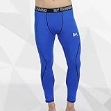 MEETYOO Spodnie kompresyjne Męskie, sportowe legginsy Oddychające rajstopy fitness Spodnie bielizny termoaktywnej Majtki Długie do biegania Piesze wycieczki Jazda na rowerze