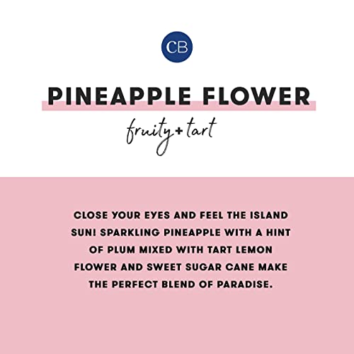 Capri Blue Pineapple Flower Candle - Modern Marble Petite Signature Jar Candle - Luxury Aromatherapy Candle (8 Oz) #TOP2