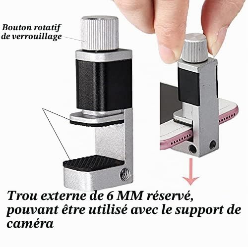 Ceeyoll 4 Pièces Clip D'Affichage Lcd Clip De Retenue Réglable Pour Écran Lcd Accessoires De Pince Pour Écran Lcd Pour Smartphones, Ordinateurs Ordinateurs Portables Tablettes Clip D'écran De Téléphon – vue 5