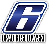 Nascar #6 Brad Keselowski 4-Inch Vinyl Decal Sticker