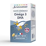 JUVAMINE Oméga 3 DHA, EPA - Huile Poisson - Cerveau, Cœur, Vision - 45 Cap