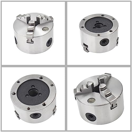 LiGuVCY Mandril autocentrante de três garras Chuck K11-100 para máquina de perfuração e fresagem CNC