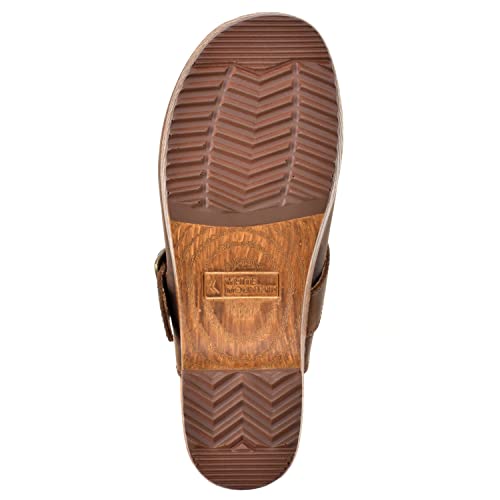 White Mountain Women's Behold Clog, Brown/Leather, 6.5 by WHITE MOUNTAIN - Image 6