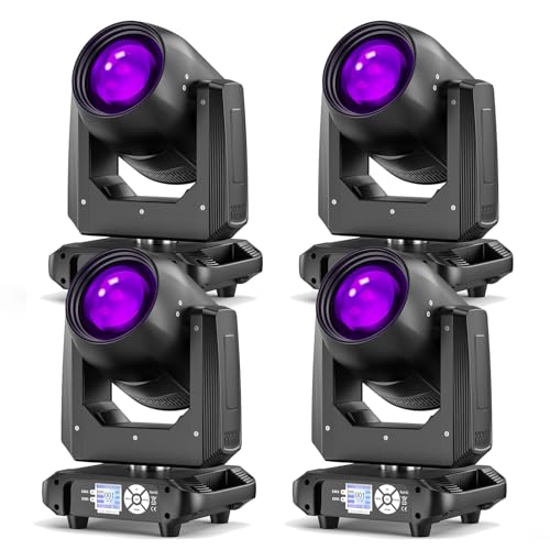 【Effetti di illuminazione professionali】La ruota dei colori supporta il flusso del colore/mezzo colore/avanti e indietro; la ruota del modello supporta il flusso del modello/jitter/avanti e indietro; il prisma può essere ruotato di 360° all'infinito e un effetto arcobaleno può essere inserito sotto qualsiasi effetto.
