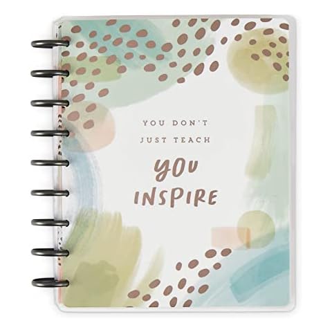 Happy Planner 12-Month Academic Diary Planner for August 2022 to July 2023, Disc-Bound Monthly, Daily, Weekly Diary for Teachers and Students, 17.78 cm x 23.50 cm, Teacher Layout, Wild Journey Cover