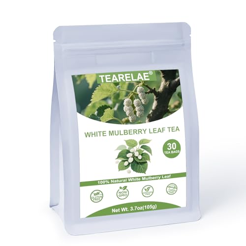 TEARELAE White Mulberry Leaf Tea Bags, 30 ct
