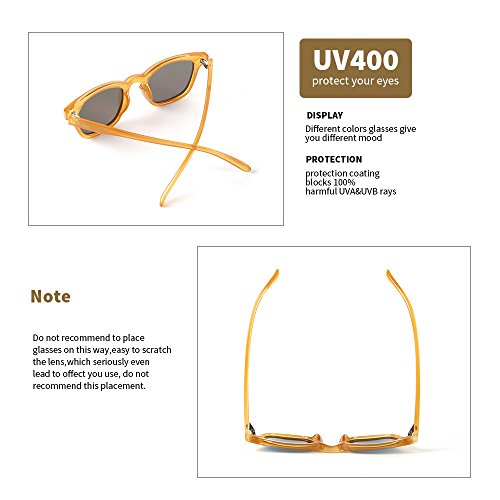 Ulleres Kids Sunglasses- Retro 80S Polarized Sunglasses For Children Boys And Girls (Caramel, 44) #TOP6