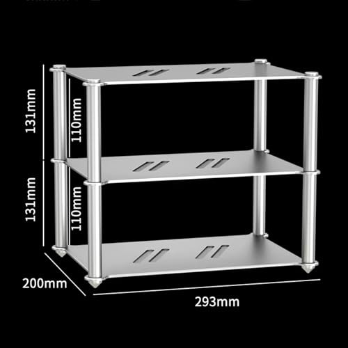 Étagère tour audio HiFi ventilée anti-surchauffe pour lecteur CD