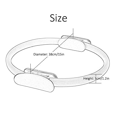 Anillo de Ejercicio para Piso Pélvico con Doble Asa 15" miniatura 5