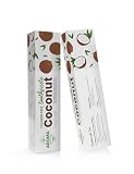 AROMA BY NATURE | Premium Fluoride-Free Toothpaste | Fights Plaque, freshens Breath | SLS Free, Cruelty-Free, NO Artificial Flavors (Coconut)