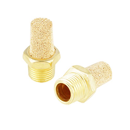 25 Teile/satz Magnetventil Pneumatische Schalldämpfer Filter Schalldämpfer G1 / 8 Außengewinde Pneumatische Luftaustrittsgeräuschfilter Schalldämpfer Schalldämpfer