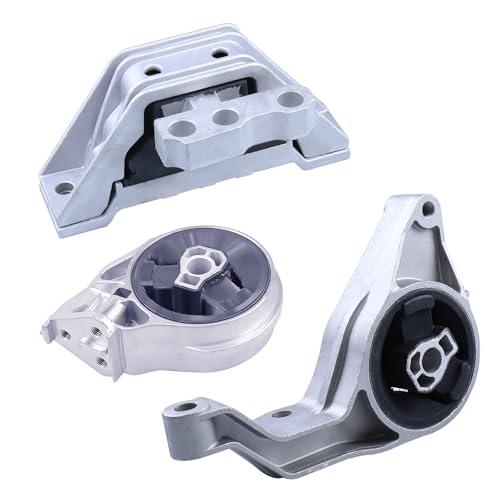 Engine Motor Mount Set & Trans Mount Compatible with Chevrolet HHR 2006-2011, for Cobalt 2005-2010, for Pontiac G5 2007-2010, for Saturn Ion 2005-2007, 3PCS, Replacement for A5374 A3081 A5385