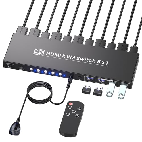 5-Computer 4K HDMI KVM