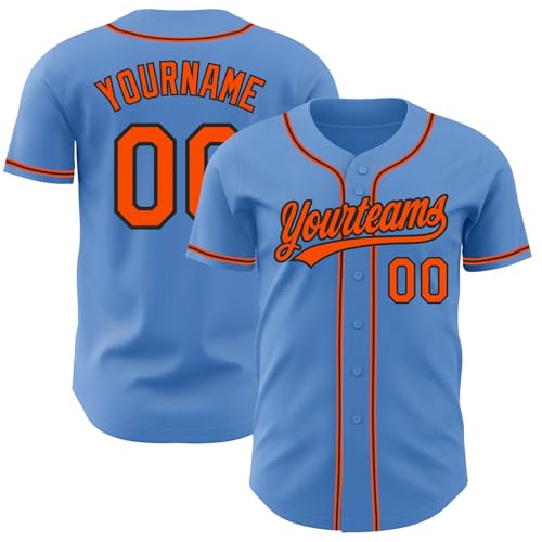 Jersey de Béisbol Personalizado para Hombres, Mujeres y Niños, con Nombre, Número y Logo Impresos miniatura 1