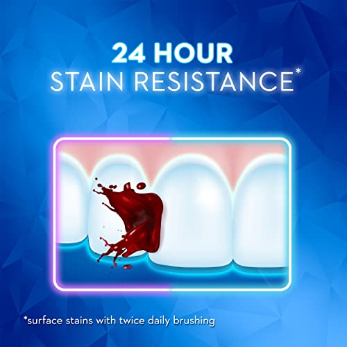 Crest 3D White Brilliance Purple Teeth Whitening Toothpaste - Pack Of 3, 3.5 Oz Tubes - Anticavity Fluoride Toothpaste -100% More Surface Stain Removal - 24 Hour Active Stain Prevention #TOP2