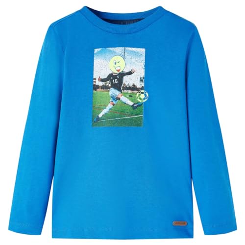 vidaXL Kinder-Langarmshirt Kobaltblau 116