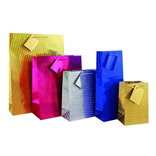 Image of Holographic Gift Bag Extra Large (Pack of 12) FUNK1+ Finchley Pen Free