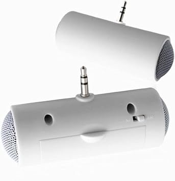 Mini Portable Stereo Speakers for Smartphones - 3.5mm Connector Compatible with iPhone, iPod, MP3, MP4 Players
