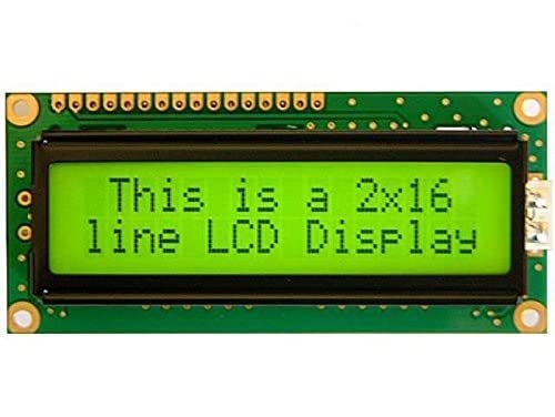 LCD 16x2 Alphanumeric Display (JHD162A) for 8051, AVR, Arduino, PIC, ARM All (Yellow)