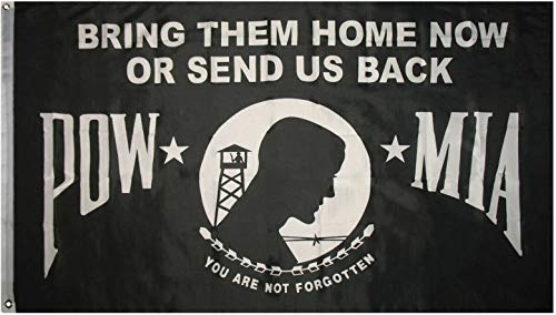 Trade Winds 3x5 POW MIA Powmia Bring Them Home Now or Send Us Back Flag 3'x5' House Banner Fade Resistant Premium