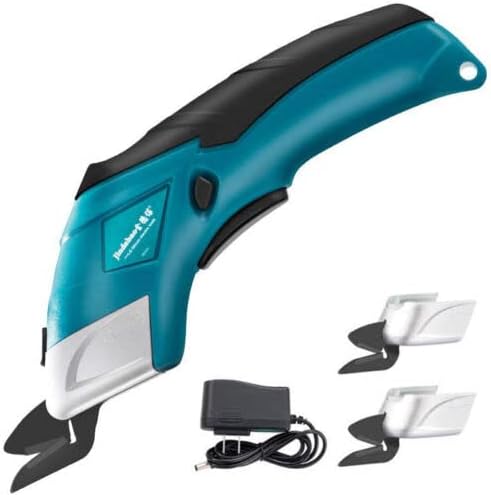 Electric Rechargeable Scissors Shears Handheld Leather Fabric Cutting Tool 220V