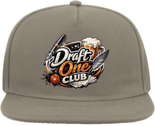 Creative Writing and Gaming Enthusiasts Club Snapback Flat Visor Cotton Blend Cap Gray