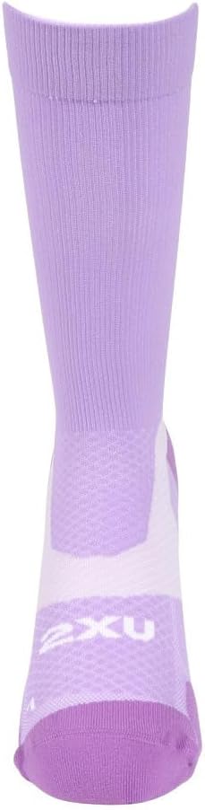 Two Times You (2XU) Running Socks Five Toe Socks Vector Light Cushion Crew Socks UA7005E-GFZ/WHT