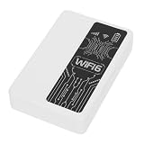 Tbest 4G LTE WLAN Konverter, 300Mbps Leistung (WHITE) | Tragbarer Router, unterstützt 10 Geräte, ABS-Material, 2,4 GHz WLAN