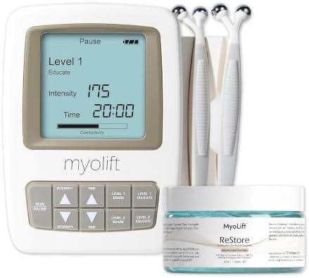 7E Wellness MyoLift Mini Microcurrent Facial Device with Dual Probes