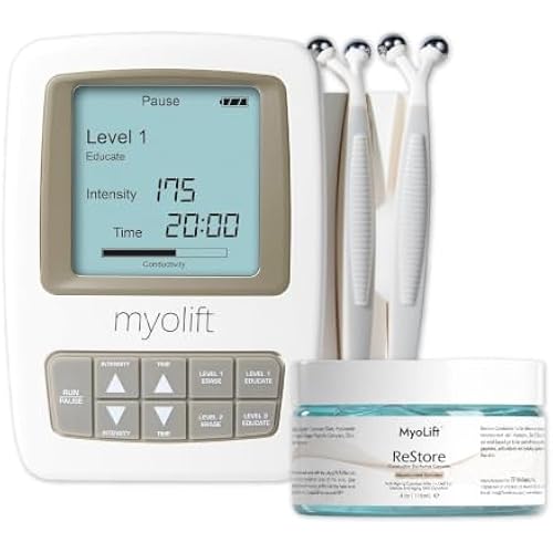7E Wellness MyoLift Mini Microcurrent Facial Device with Dual Probes