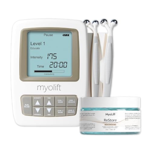 7E Wellness MyoLift Mini Microcurrent Facial Device - Non-Invasive Microcurrent Facial Device Facial Skin Care Products for Anti Aging Skin Tightening - Esthetician Supplies & Skin Care Tools -Face