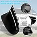 Jaronx Compatible with BMW Mirror Cover X3 G01/X4 G02/X5 G05/X7 G07 2019-2024,X6 G06 2020-2024,M Style Glossy Black Rearview Mirror Caps for BMW, Horn Clip-on Left Driver and Right Passenger