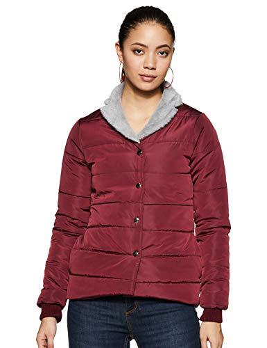 Image of Amazon Brand - Eden & Ivy Women's Polyester Regular Fit Quilted Puffer Jacket With Detachable Hoodie
