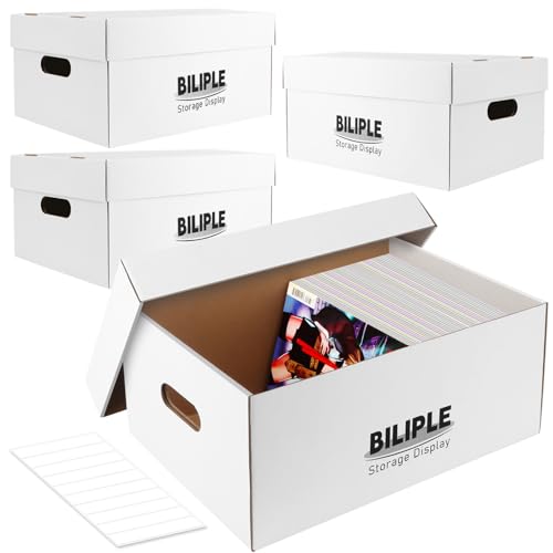 4 Pack Comic Book Storage Box – BILIPLE
