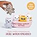 WHAT DO YOU MEME? Emotional Support Kitties by Relatable, Cuddly Stuffed Animals and Toys, Squishy Toys and Plushies, Great Ideas for Loved Ones of All Ages, Includes 5 Plushies with Carrying Basket