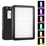 Andoer Z1 RGB Video Light Portable Photography LED Fill Light, Full Color 2500K-8500K Color Temperature Adjustable Brightness Built-in 3000mAh Battery for Camera Photography YouTube Studio Vlog