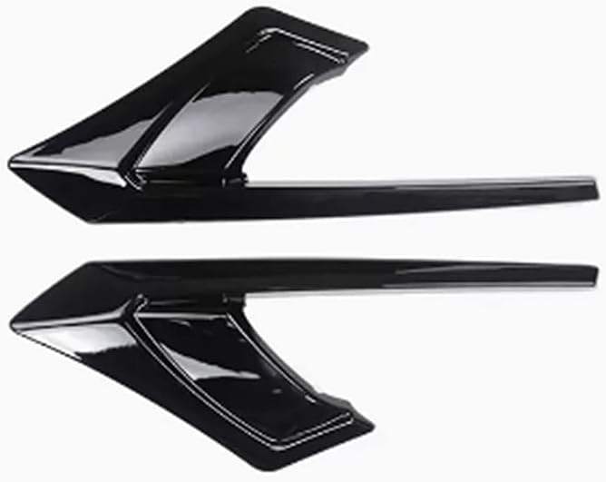 New Protective Front Fender Scoops Compatible with Tesla Model Y 2019-2023 (B-Style, Black Matt)