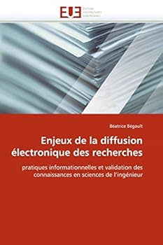 Paperback Enjeux de la diffusion électronique des recherches [French] Book