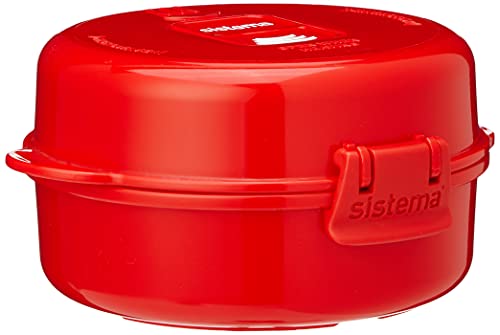 Comparison: Best Egg Poacher Microwave 3 Sistema Easy Eggs Microwave Egg Cooker 270 ml Egg Poacher with Steam Release Vent BPA-Free Red 1 Count