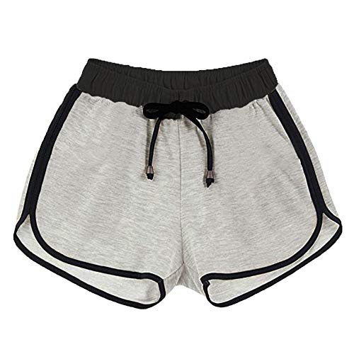 Kit 2 Short Feminino Básico Para Dia-a-Dia - Cinza/Mescla - M