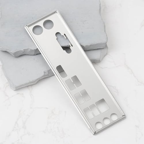 SG Store Computer Case I/O Backplate Compatible with ASUS Prime A320M-K Motherboard Shield IO Silver