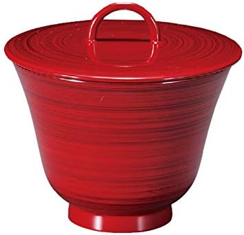 Soup Bowl, Tea, 8.9 fl oz (225 cc), Ring Lily Bowl, Vermilion Kasuri 5-196-5