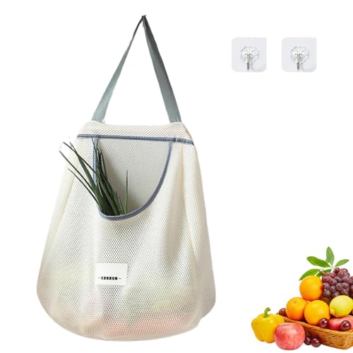 Bolsas de malla para verduras, bolsas de protección de frutas, bolsas de red reutilizables para frutas de jardín | Bolsa de red de almacenamiento de frutas y verduras, bolsas de malla reutilizables pa